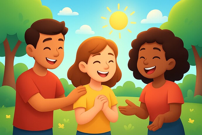 La alegría que se comparte