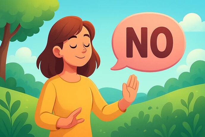 Mut zum Nein sagen: Ein Akt des Mutes und der inneren Freiheit