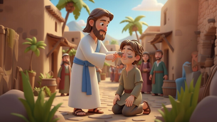 Obey to See: The Lesson of the Blind Man Healed .